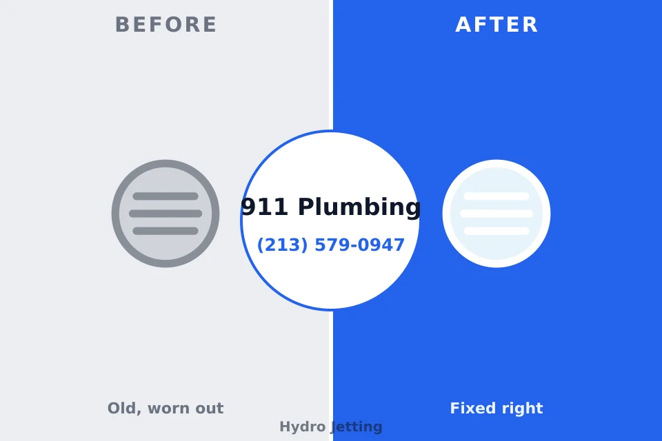 Before and after: plumbing company Providence, RI